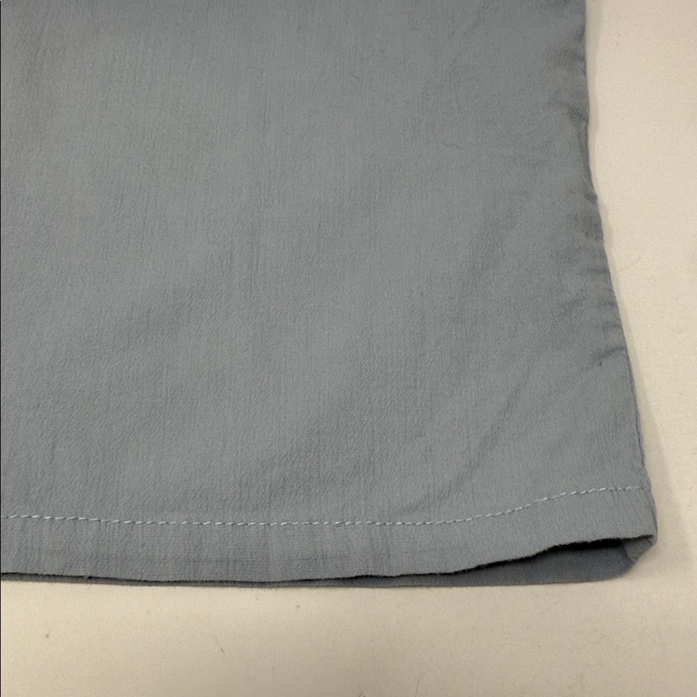 Blanc Kid’s Light Blue Short-Sleeve Polo Shirt  (button missing ) size 7 - Picture 4 of 10